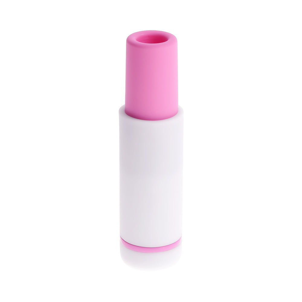 Evolved Pucker Up Silicone Rechargeable Pink/White Pearl