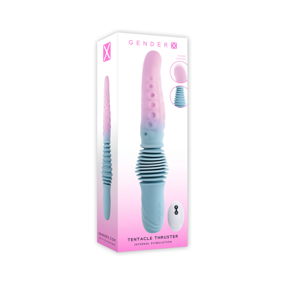 Gender X Tentacle Thruster Silicone Rechargeable Multicolor