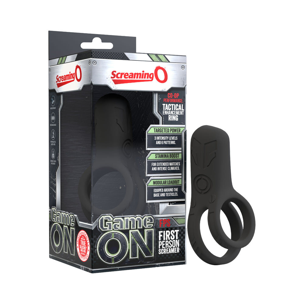 Screaming O First Person Screamer Vibrating Ring Grey