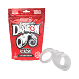 Screamin'' Dragon Luck Dragon G-Spot Texture Ring Clear