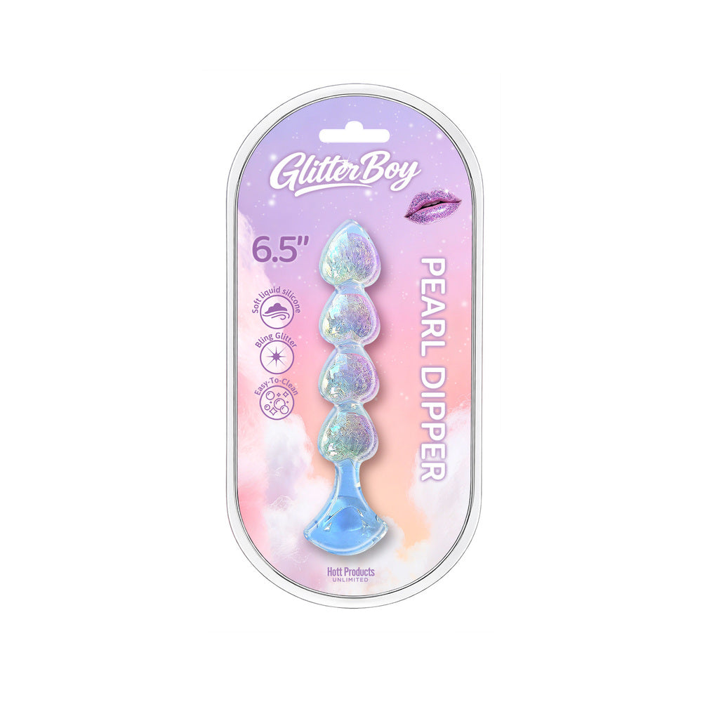 Cotton Candy Joy Gems Pearl Dipper Anal Beads Encased Sparkles