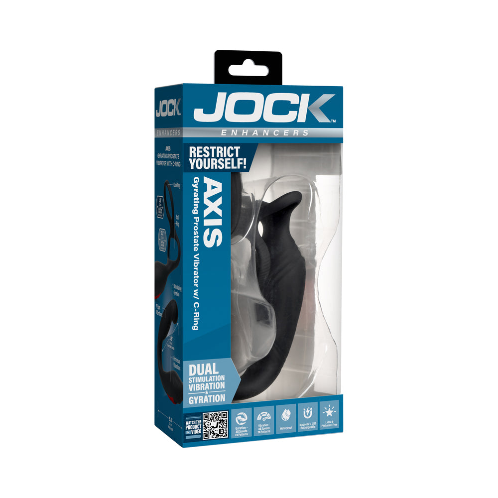 Jock Gyrating Prostate Vibrator w/C-Ring