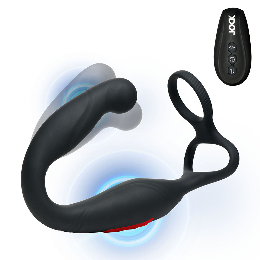 Jock Gyrating Prostate Vibrator w/C-Ring