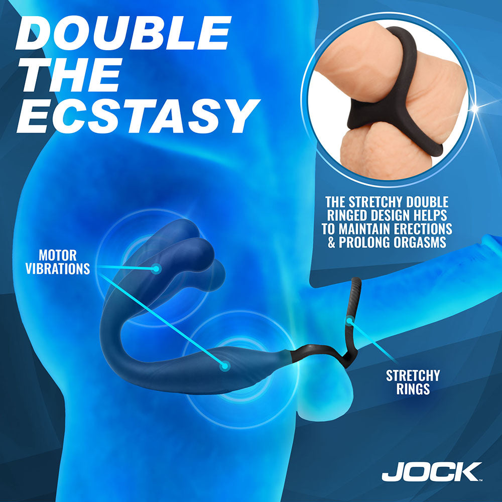 Jock Gyrating Prostate Vibrator w/C-Ring