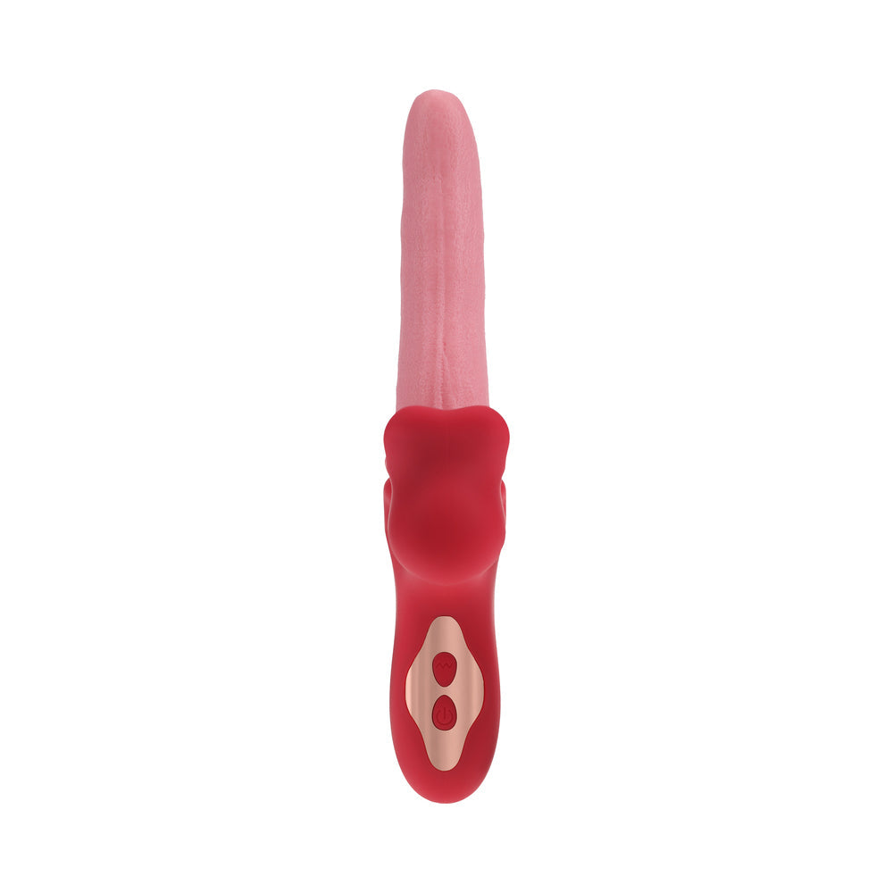 Loveline Langue Wavelike Vibrating Tongue Pink
