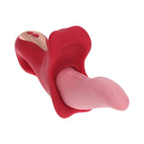 Loveline Spin Rotating Vibrating Tongue Pink