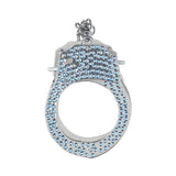 Ouch! Heavy-Duty Diamond Handcuffs Blue