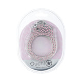 Ouch! Heavy-Duty Diamond Handcuffs Pink