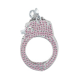 Ouch! Heavy-Duty Diamond Handcuffs Pink