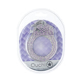 Ouch! Heavy-Duty Diamond Handcuffs Purple
