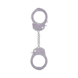 Ouch! Heavy-Duty Diamond Handcuffs Purple