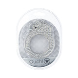 Ouch! Heavy-Duty Diamond Handcuffs Silver