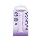 Realrock Realistic Dildo 5 in. Purple
