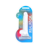 Realrock Crystal Clear LED Touch Dong 7 in. Translucent