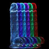 Realrock Crystal Clear LED Touch Dong 7 in. Translucent