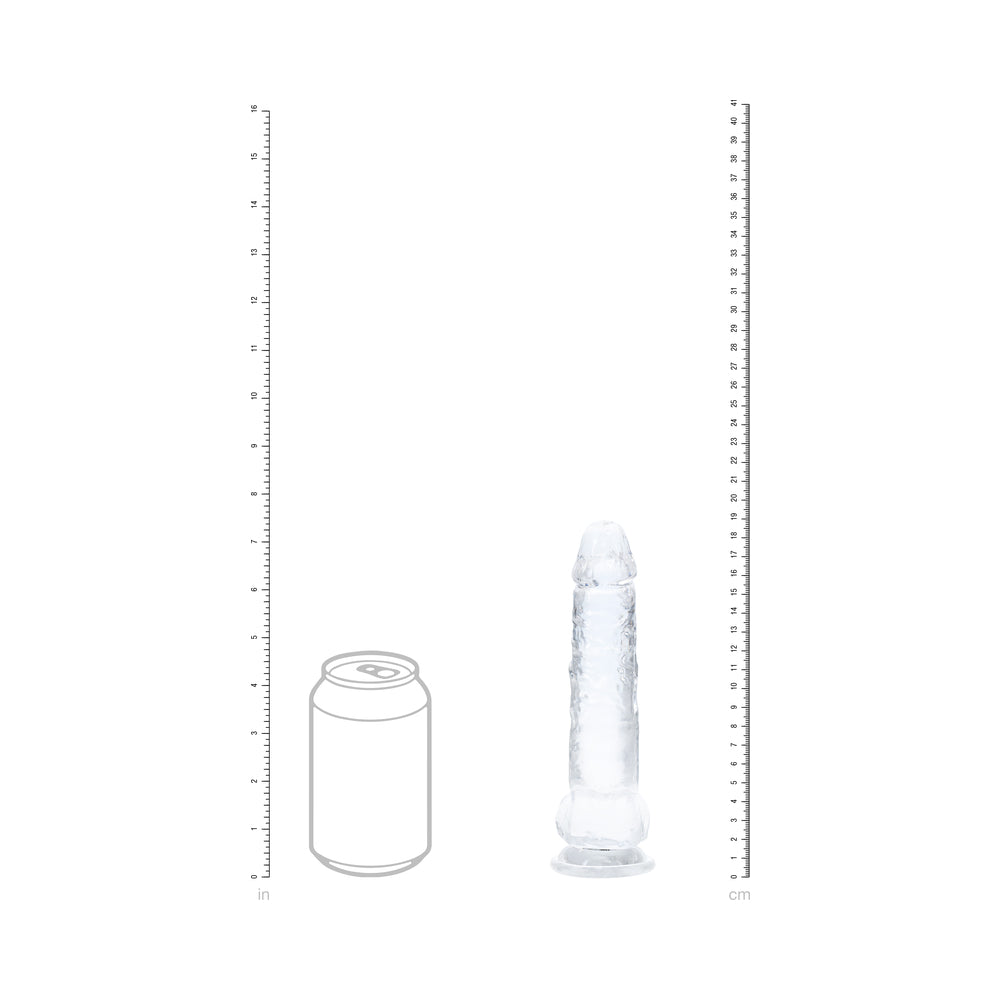 Realrock Crystal Clear LED Touch Dong 7 in. Translucent