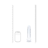 Realrock Crystal Clear LED Touch Dong 7 in. Translucent