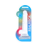 Realrock Crystal Clear LED Touch Dong 8 in. Translucent