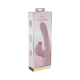VIVE Andria LED G-Spot Vibrating and Tap Clit Stimulator Pink