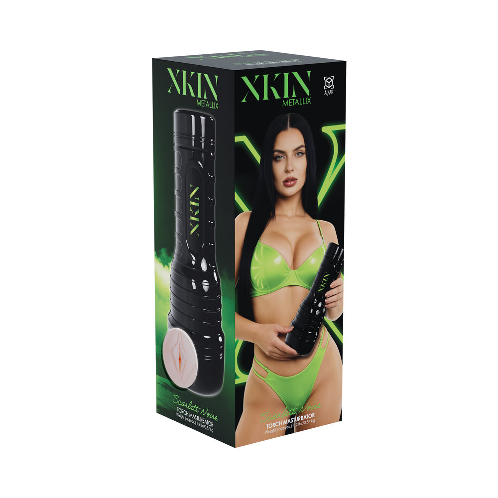 XKIN Scarlett Noire Vagina Torch Masturbator Black