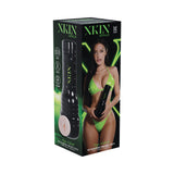 XKIN Aza Velvet Vagina Torch Vibrating Masturbator Black