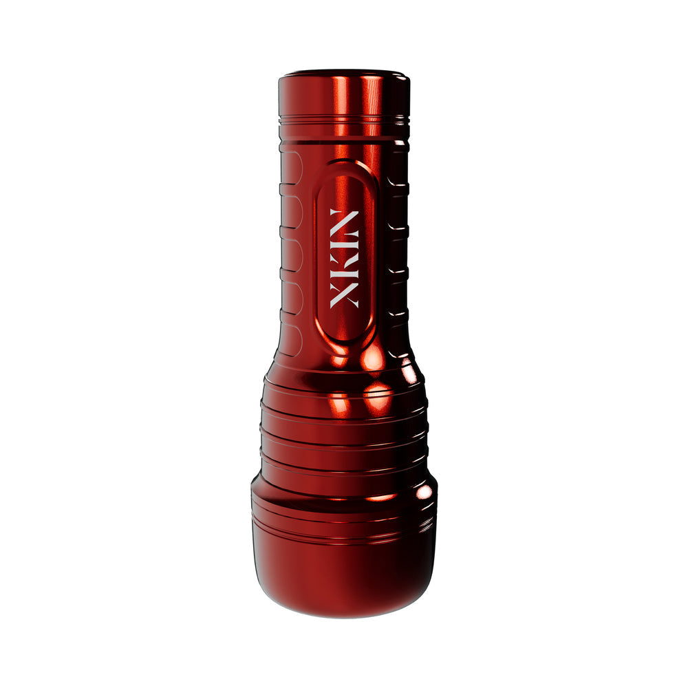 XKIN Roman Blaze Ass Torch Vibrating Masturbator Metallic Red