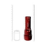 XKIN Don Phoenix Ass Vibrating + Suction Torch Masturbator Metallic Red
