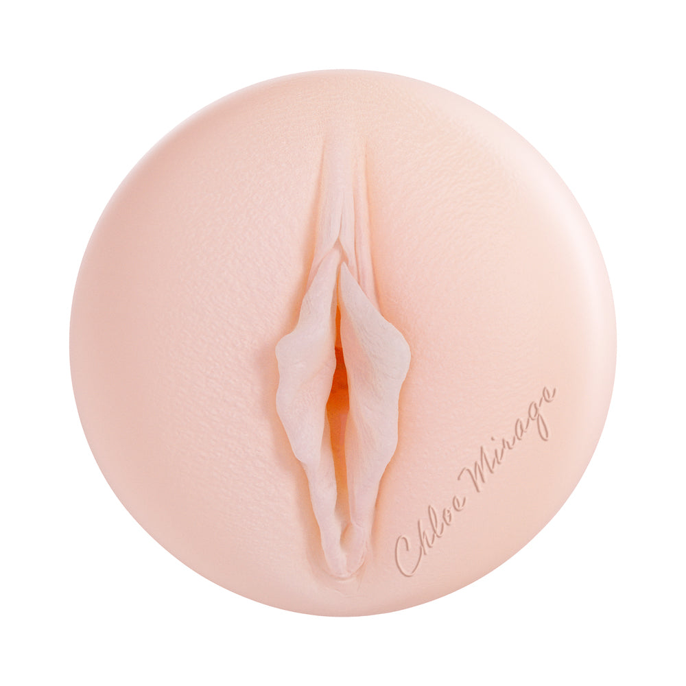 XKIN Chloe Mirage Vagina Vibrating + Suction Torch Masturbator Silver