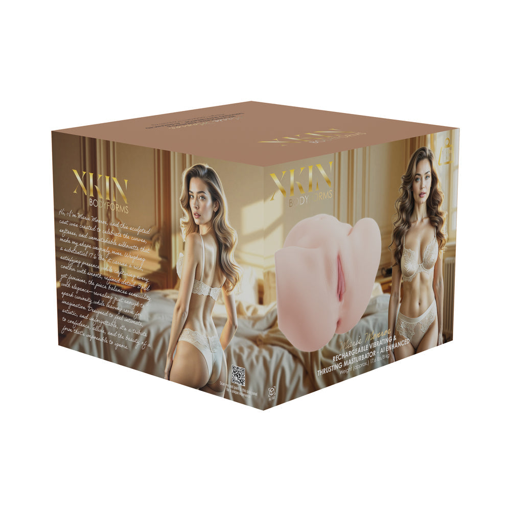 XKIN Body-Forms Marie Monroe Thrusting + Vibrating Masturbator