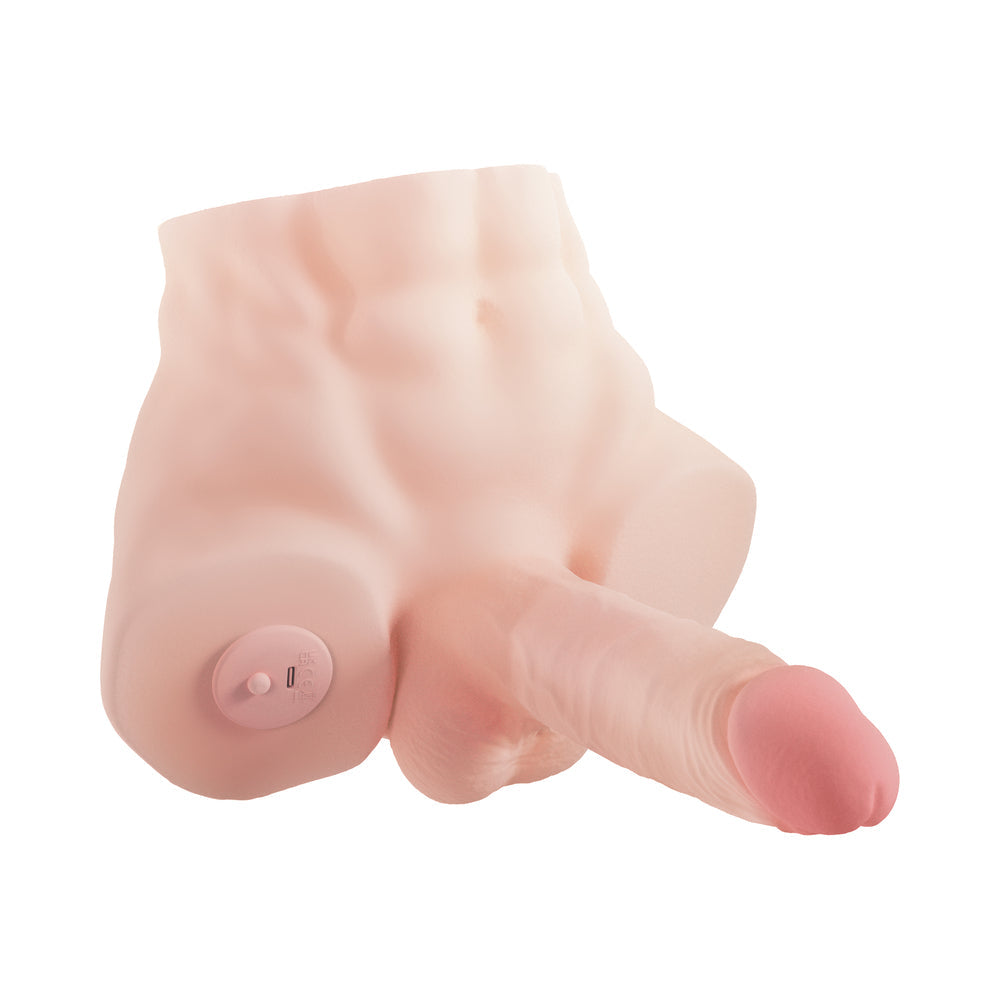 XKIN Body-Forms Emerie Avalon Trans Posable Vibrating Penis + Suction Vagina