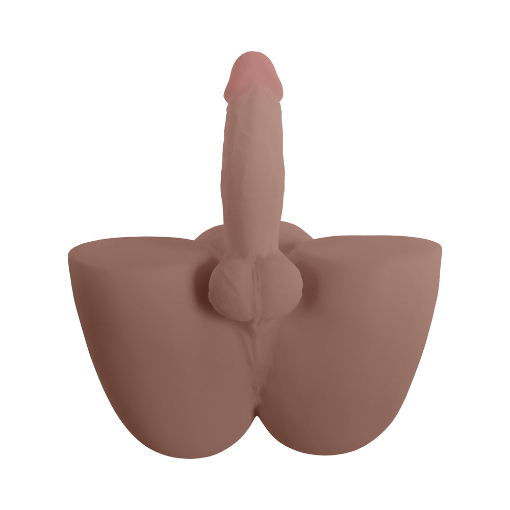 XKIN Body-Forms Jaxx Crowe Dual Density Penis with Vibrating Bullet