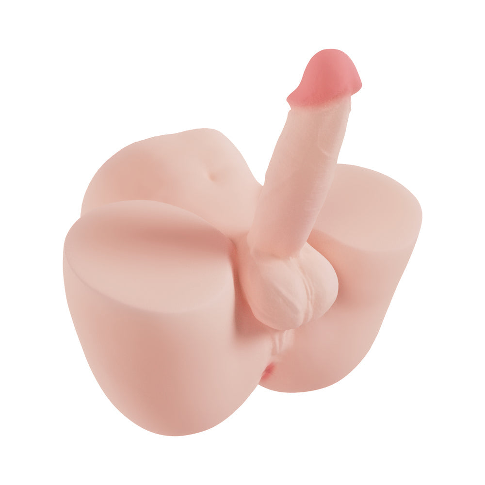 XKIN Body-Forms Rocco Malone Dual Density Penis with Vibrating Bullet