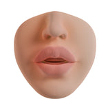 XKIN Crinsom Hex Mouth Masturbator with Vibrating Bullet