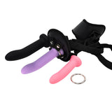 Adam & Eve Eve''s Silicone Strap On Play 5-Piece Set