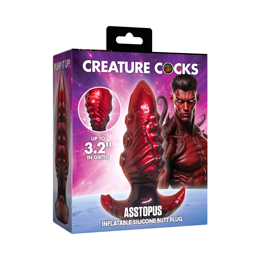 Creature Cocks Tentacle Inflatable Silicone Anal Plug Large
