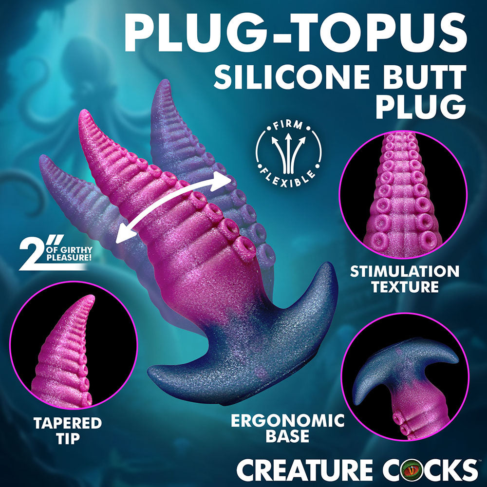 Creature Cocks Octopus Silicone Butt Plug