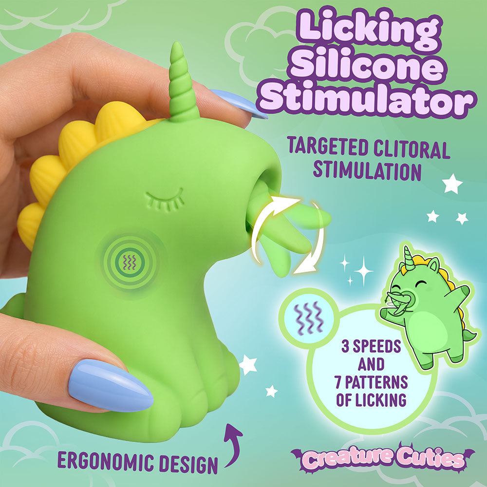 Creature Cuties Licking Silicone Unicorn Stimulator
