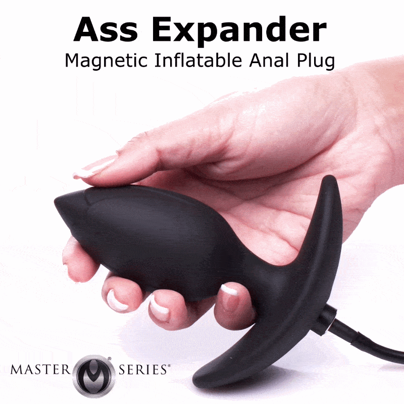 Master Series Ass Expander Magnetic Inflatable Anal Plug