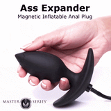 Master Series Ass Expander Magnetic Inflatable Anal Plug