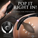 Master Series Ass Expander Magnetic Inflatable Anal Plug