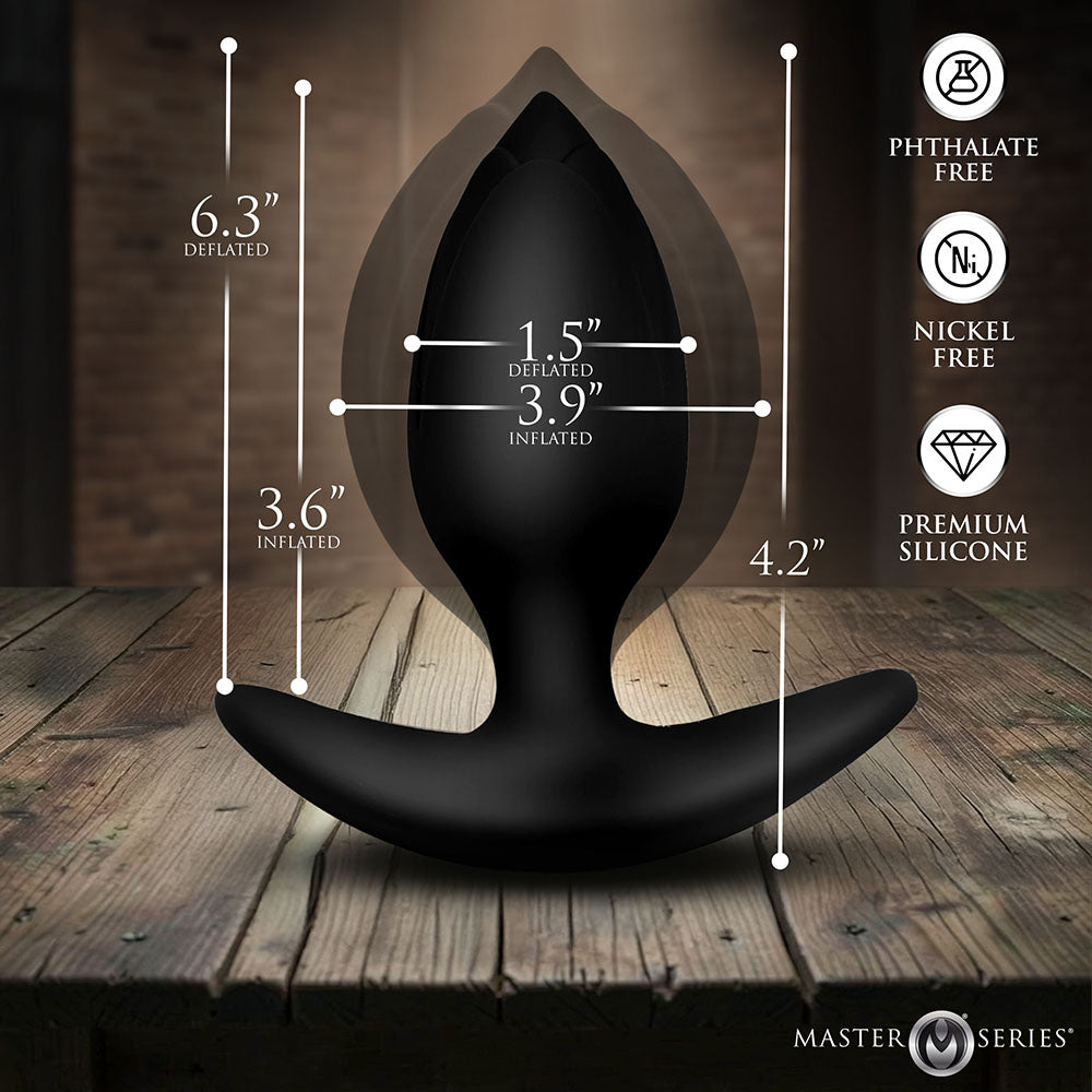 Master Series Ass Expander Magnetic Inflatable Anal Plug