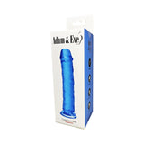 Adam & Eve Crystal Gem 7 in. Dildo Sapphire
