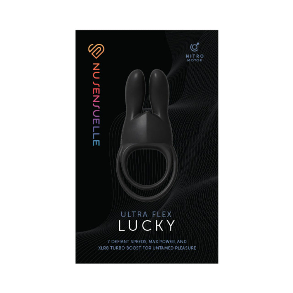 Nu Sensuelle Lucky Rabbit Ring Black