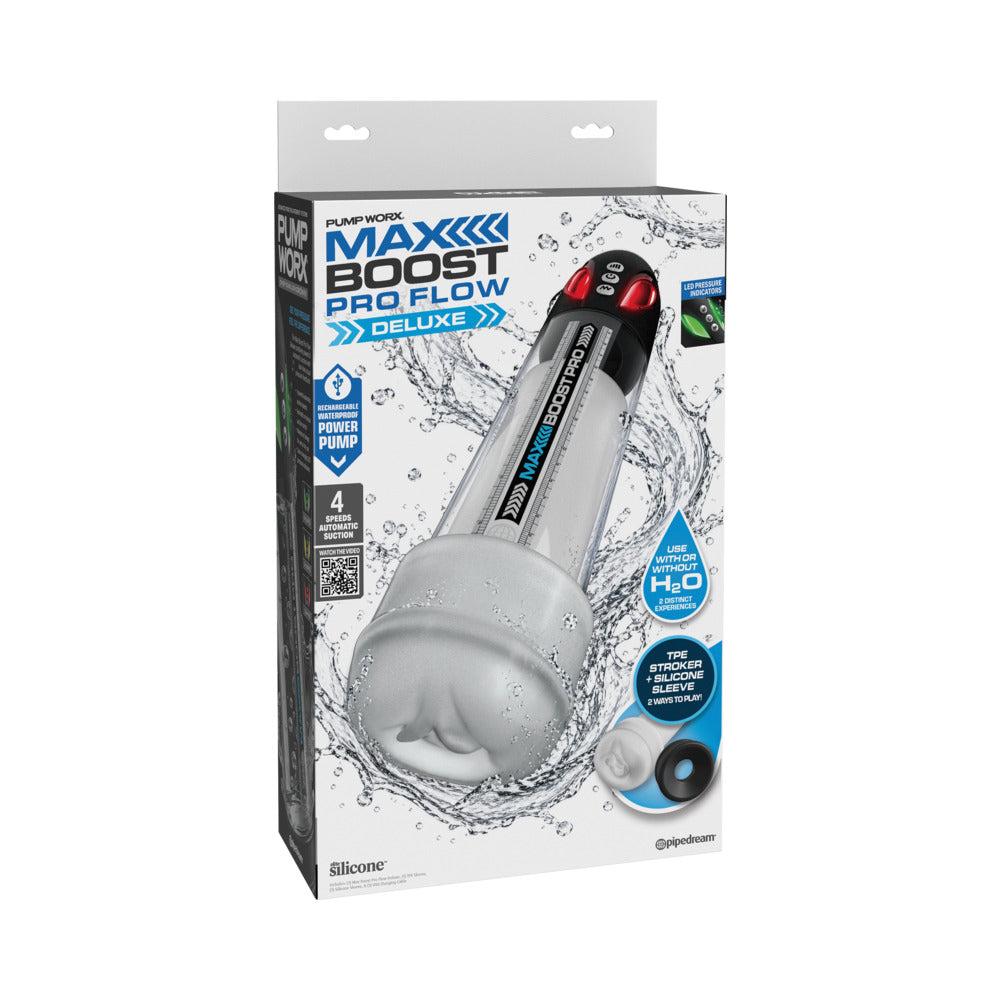 PumpWorx MaxBoost Pro Flow (Deluxe Kit) Black