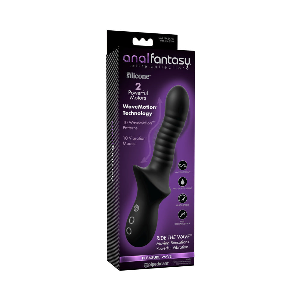 Anal Fantasy Elite Pleasure Wave Black