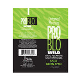 ProBlo Wild Oral Pleasure Salivating Gel Sour Green Apple 1.5 oz.