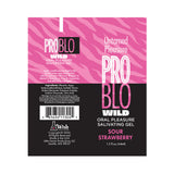 ProBlo Wild Oral Pleasure Salivating Gel Sour Strawberry 1.5 oz.