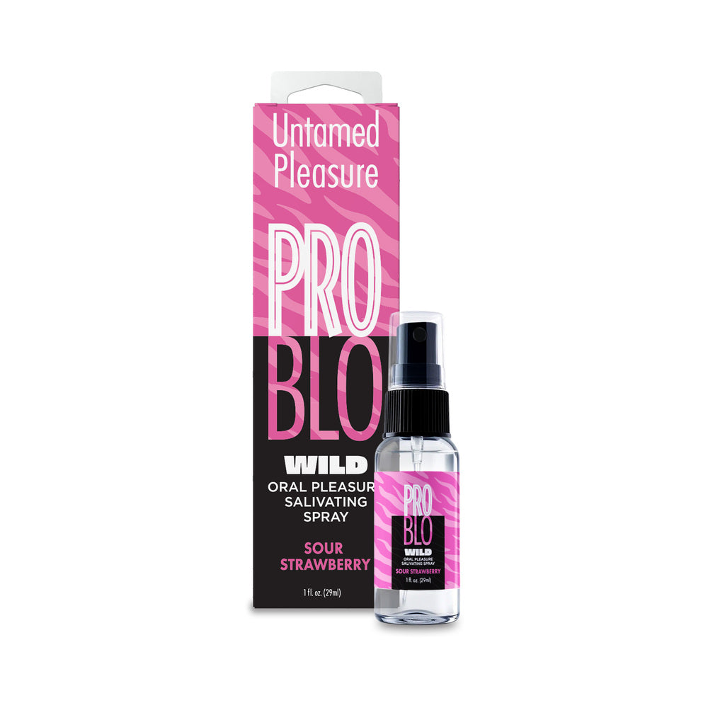 ProBlo Wild Mouthwatering Salivating Spray Sour Strawberry 1 oz.