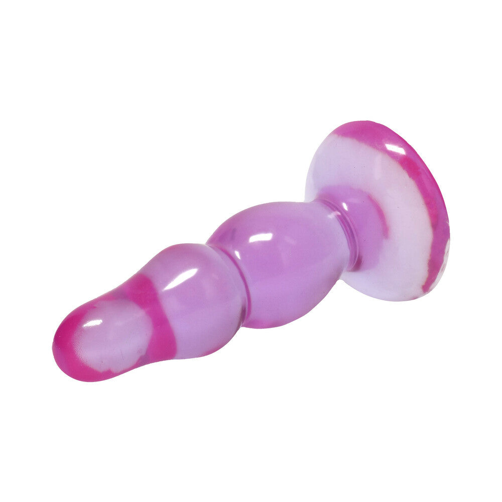 Crystal Jellies Novice Pop Plug 4 in. Purple