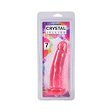 Crystal Jellies Realistic Cock 7 in. Pink